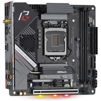ASRock ASRock Z490 Phantom Gaming-ITX/TB3 LGA 1200 Intel Z490 SATA 6Gb/s Mini ITX Intel Motherboard