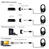 3.5mm Gaming Headset, DaKuan Over Ear Noise Isolating Headphone with Mic and Volume Control,Compatible with Laptop, PC, PS4, Xbox One Controller, Bonus with Extra 3.5mm Adapter