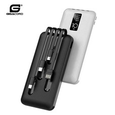 Gigacord Gigacord 20,000mAh Power Bank Dual USB with iPhone, Type-C , USB Micro output, 5V 2.1A, Black