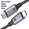 Gigacord 4Ft Gigacord USB 4 Cable for Thunderbolt 4/3 100W, 40Gbps Data Transfer 8K@30Hz 5K@60Hz Video USB C to USB C Cable Fast Charging Compatible with Thunderbolt 4, USB4, Thunderbolt 3, USB-C (1.2m)