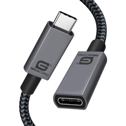 Gigacord Gigacord 3.3Ft USB C Extension Cable  [100W, 20Gbps] USB-C 3.1 Gen 2 Male to Female 4K Video Cable