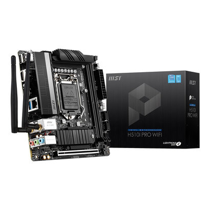 MSI MSI H510I PRO WIFI LGA 1200 Intel H510 SATA 6Gb/s Mini ITX Intel Motherboard