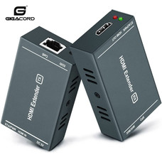 Gigacord Gigacord HDMI Extender 1080p@60Hz, 3D, Over Single Cat5e/Cat6/Cat 7 Cable Full HD Uncompressed Transmit Up to 164 Ft(50m), EDID and POC Function Supported (Transmitter and Receiver)