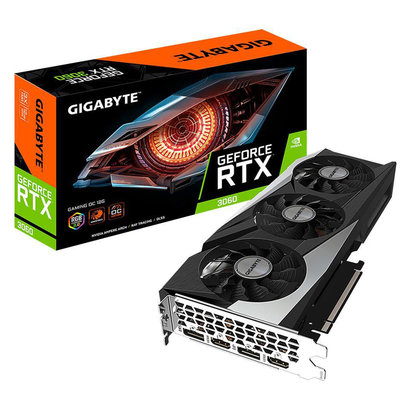 Gigabyte GIGABYTE Gaming OC GeForce RTX 3060 12GB GDDR6 PCI Express 4.0 ATX Video Card GV-N3060GAMING OC-12GD (rev. 2.0) (LHR)