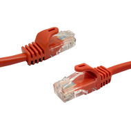 3Ft Cat5E UTP Ethernet Network Ferrari Booted Cable Red