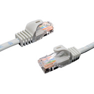 3Ft Cat5E UTP Ethernet Network Ferrari Booted Cable Gray