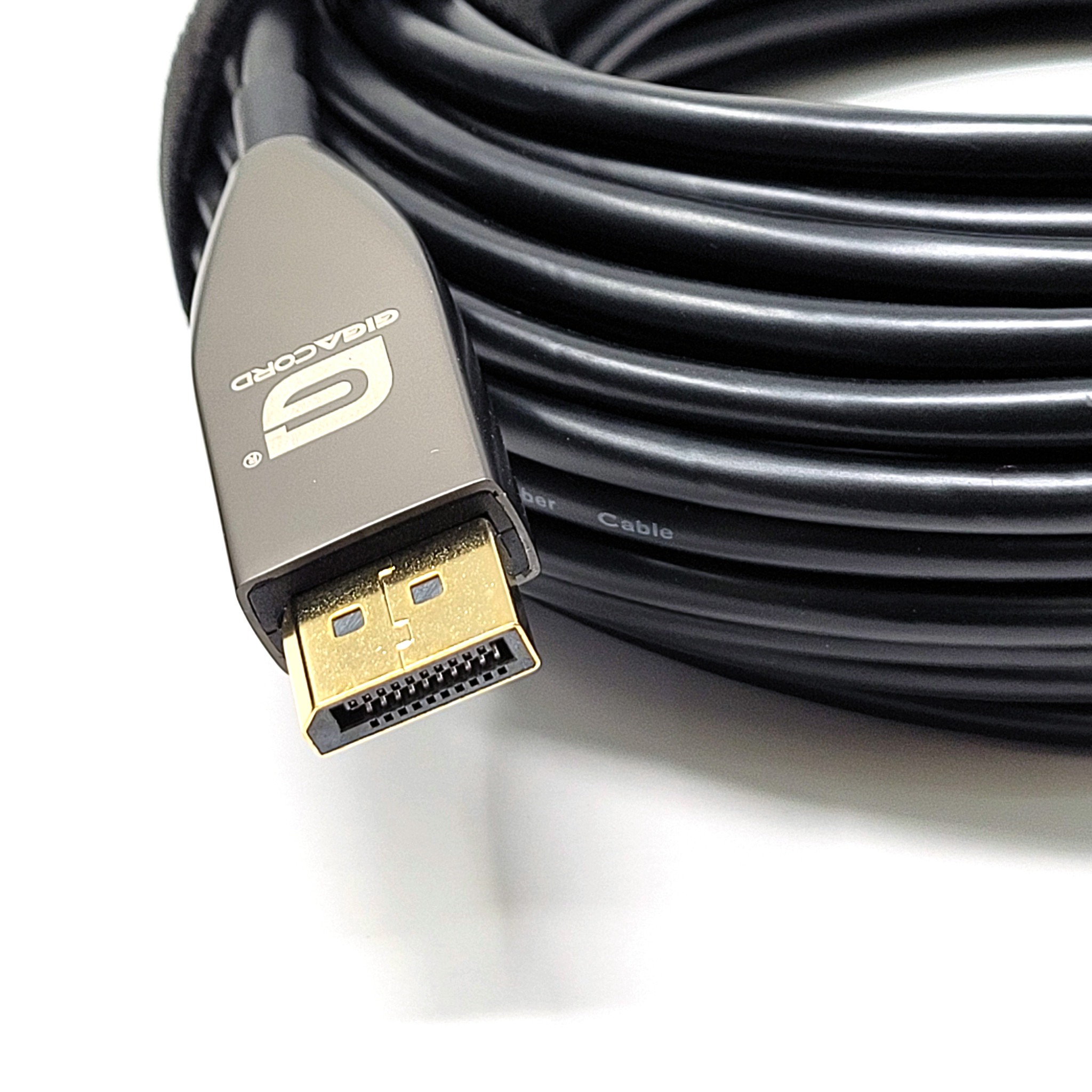 DisplayPort 1.4 AOC cable, 8K@60Hz, RGB 4:4:4, 32.4Gbps, Slim, Flexible  4-Core optical Fiber with no signal loss (10m/32ft. - 50m/164ft.) - NWCA  Inc.