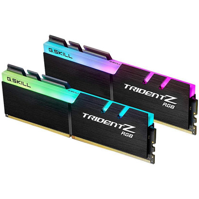 G.Skill G.Skill Trident Z RGB Series 16GB (2 x 8GB) 288-Pin SDRAM (PC4-25600) DDR4 3200 CL16-18-18-38 1.35V Dual Channel Desktop Memory Model F4-3200C16D-16GTZR