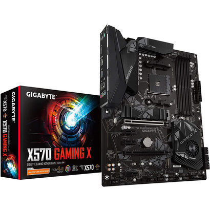 Gigabyte Gigabyte X570 Gaming X (AMD Ryzen 3000/X570/ATX/PCIe4.0/DDR4/USB3.1/Realtek ALC887/HDMI 2.0B/RGB Fusion 2.0/Realtek GbE 8118 LAN/Gaming Motherboard)