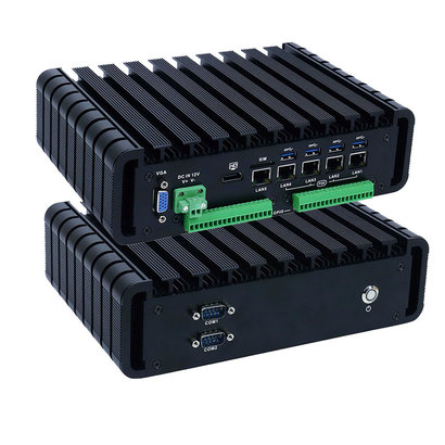 Cryo-PC Cryo-PC Fanless 4-Port PoE i3/8GB/120SSD, 2TB Win10 IoT