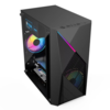 Cryo-PC Cryo-PC Obelisk MATX ITX Mid Tower Case, Black (No Fans or PSU)
