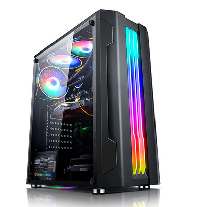 Cryo-PC Cryo-PC Twilight ATX MATX ITX Mid Tower Case, Black (No Fans or PSU)