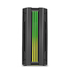 Cryo-PC Cryo-PC Twilight ATX MATX ITX Mid Tower Case, Black (No Fans or PSU)