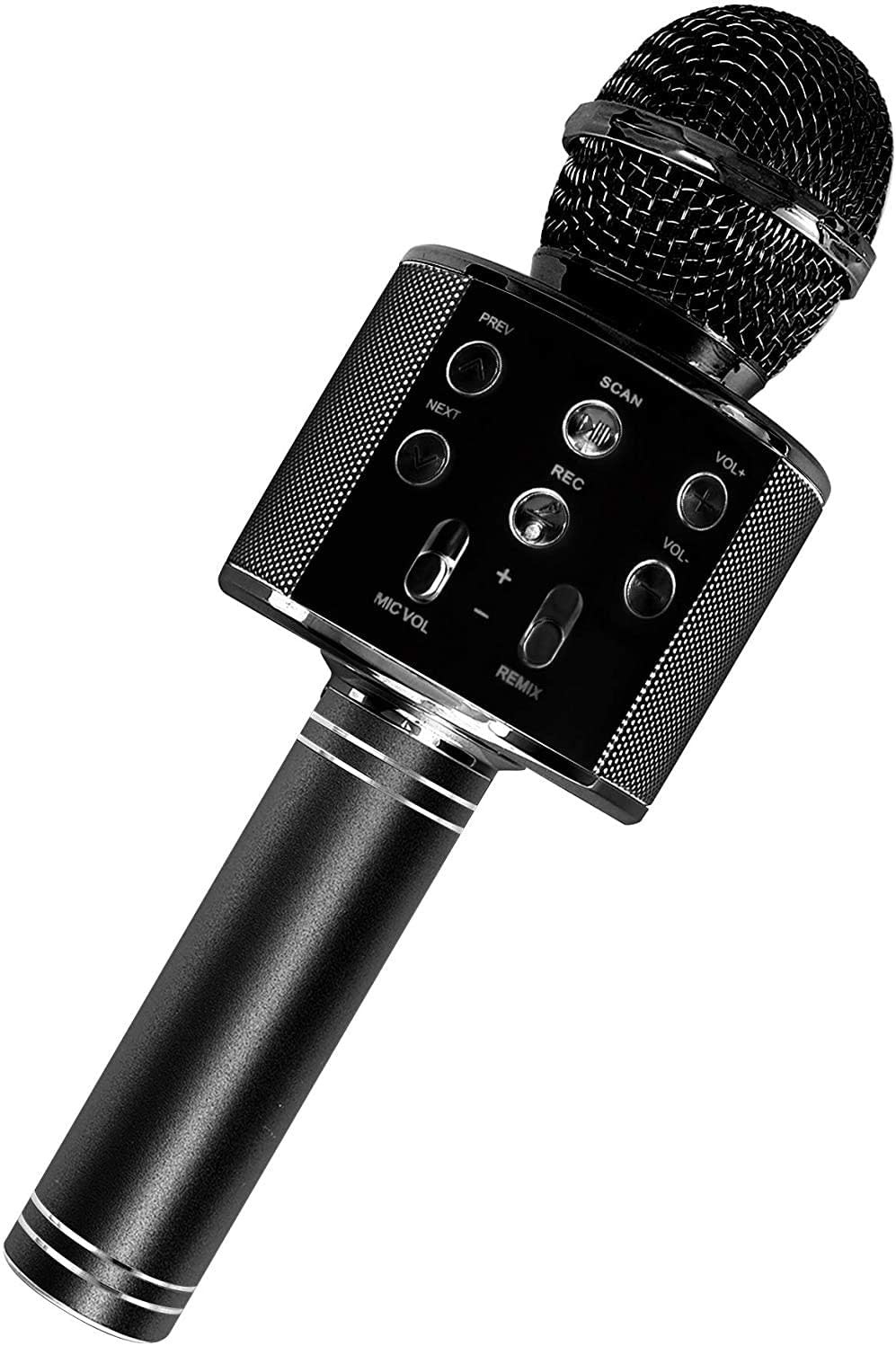 Bonito medio Escuela primaria Wireless Bluetooth Karaoke Microphone, 3 in 1 Portable Speaker - NWCA Inc.