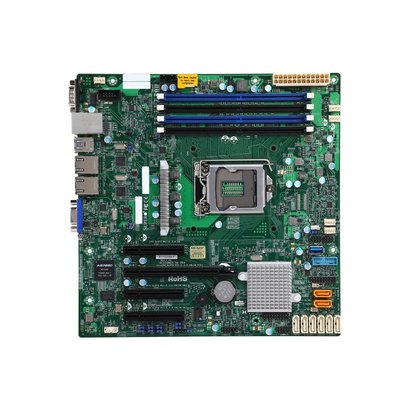 Supermicro SUPERMICRO MBD-X11SSM-F-B Micro ATX Server Motherboard LGA 1151 Intel C236