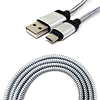 Gigacord Gigacord BlackARMOR2 Samsung USB Micro 5-pin Charge/Sync Cable w/Strain Relief, Nylon Braiding, Tapered Aluminum Connector, Lifetime Warranty