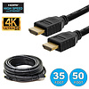 Gigacord 35ft 50ft High Speed HDMI Cable CL2 4K/30Hz 24AWG