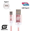 Gigacord Gigacord BlackARMOR2 USB-C Type-C 24-pin Charge/Sync Cable w/Strain Relief, Nylon Braiding, Anodized Aluminum Connectors, Lifetime Warranty