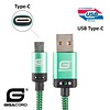Gigacord Gigacord BlackARMOR2 USB-C Type-C 24-pin Charge/Sync Cable w/Strain Relief, Nylon Braiding, Anodized Aluminum Connectors, Lifetime Warranty