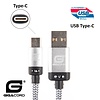 Gigacord Gigacord BlackARMOR2 USB-C Type-C 24-pin Charge/Sync Cable w/Strain Relief, Nylon Braiding, Anodized Aluminum Connectors, Lifetime Warranty