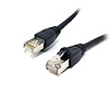 1ft Cat6A STP Ethernet Network Booted Cable 24AWG Pure Copper (Choose Color)