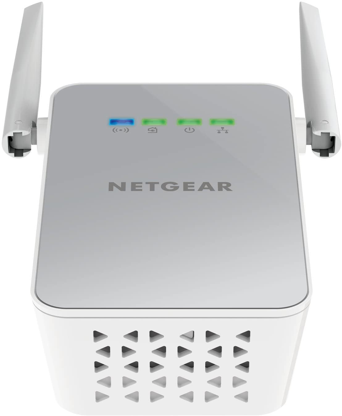 NETGEAR Powerline 1200 Mbps Wall-plug, 1 Gigabit Port, 2 Extenders - White  - Micro Center