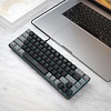 MageGee MageGee MK-Box Portable 60% Mechanical Gaming Keyboard, LED Backlit Compact 68 Keys Mini Wired Office Keyboard with Red Switch for Windows Laptop PC Mac - Black/Grey