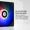 ID Cooling ID-COOLING SE-214-XT ARGB CPU Cooler 4 Heatpipes CPU Air Cooler Addressable RGB Light Sync with Motherboard(5V 3-PIN Connector) CPU Fan for Intel/AMD, LGA 1700 Compatible