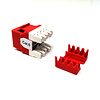 Cat6 RJ45 110 Type 180° Keystone Jack (Choose color)