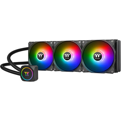 Thermaltake Thermaltake TH360 ARGB Motherboard Sync Edition Intel LGA1700 Ready/AMD All-in-One Liquid Cooling System 360mm High Efficiency Radiator CPU Cooler CL-W300-PL12SW-B, Black