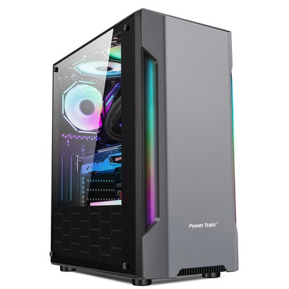 Cryo-PC Cryo-PC Cityscape ATX Case w/Window, Black