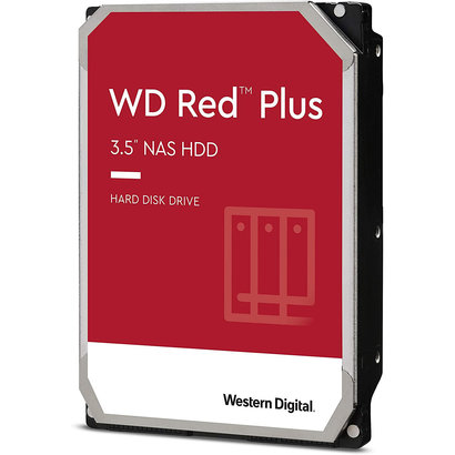 WD WD Red Plus 4TB NAS Hard Disk Drive - 5400 RPM Class SATA 6Gb/s, CMR, 128MB Cache, 3.5 Inch - WD40EFZX - OEM