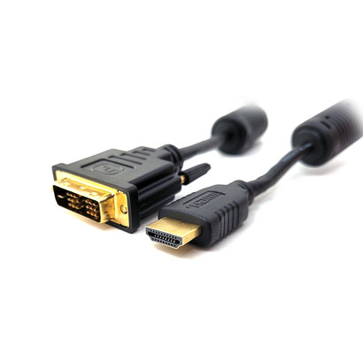 Gigacord HDMI Male to DVI-D Single Link Male Cable, Black (Choose Length)