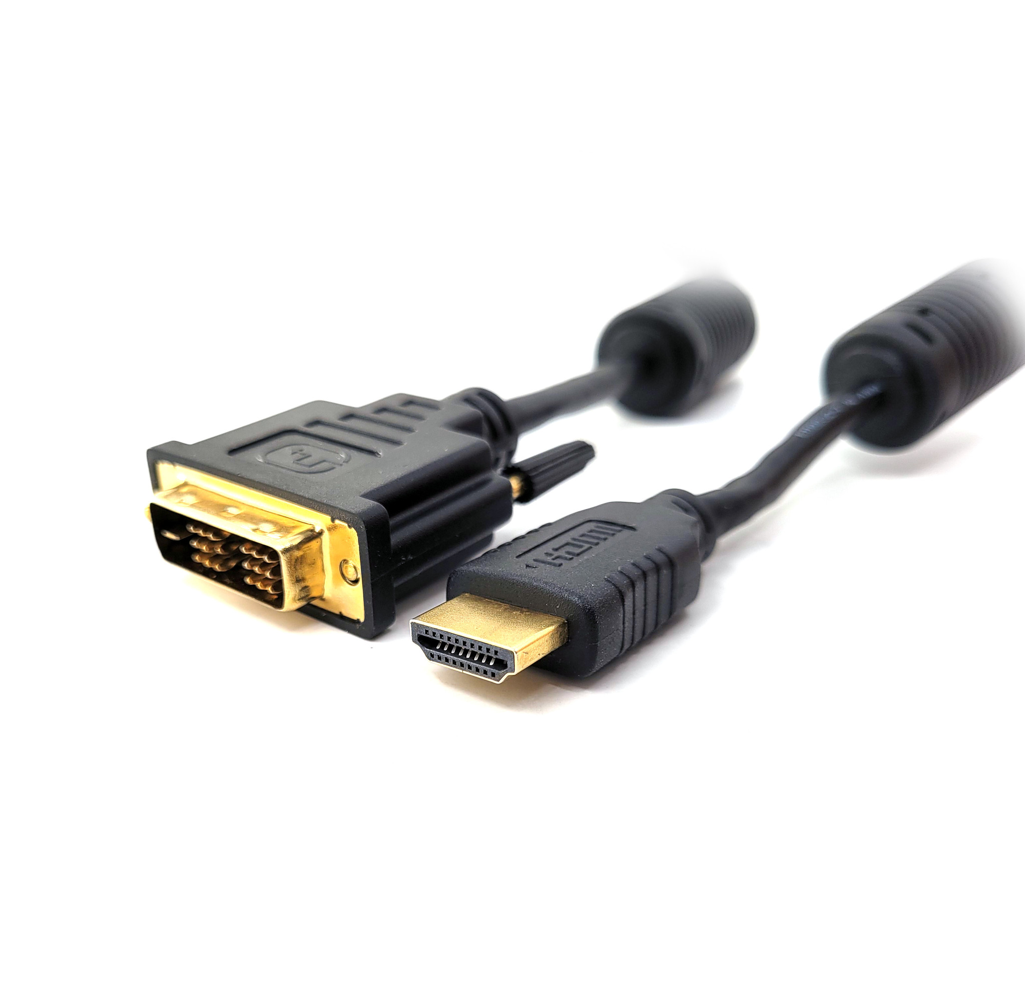 HDMI Male to DVI-D Single Link Male Cable, Black (3 - 30ft.) - NWCA Inc.