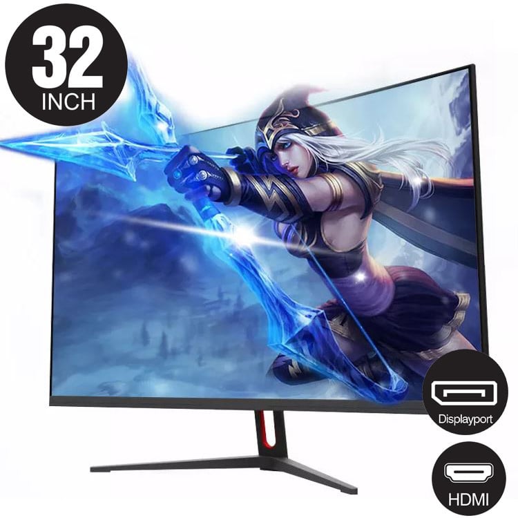 32" 2560x1440 LCD Monitor 144hz DP - Inc.