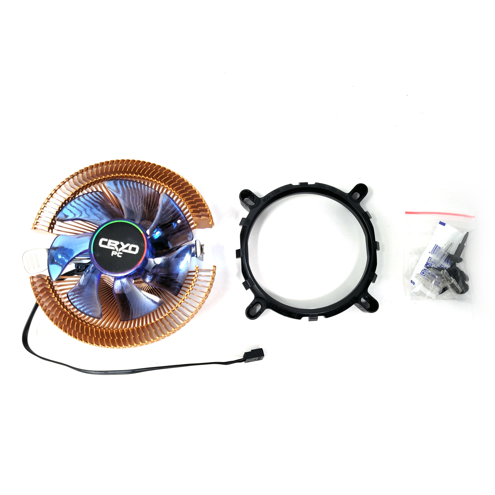 Cryo-PC CPC-ZA90, Low-profile Cooler with Blue LED Fan, - Inc.