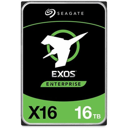 Seagate Seagate 16TB HDD Exos X16 7200 RPM 512e/4Kn SATA 6Gb/s 256MB Cache 3.5-Inch Enterprise Hard Drive  Renewed (ST16000NM001G)