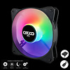 Cryo-PC Cryo-PC Rainbow LED Fan 120mm x 25mm DC 12V, 3pin + Molex 4Pin