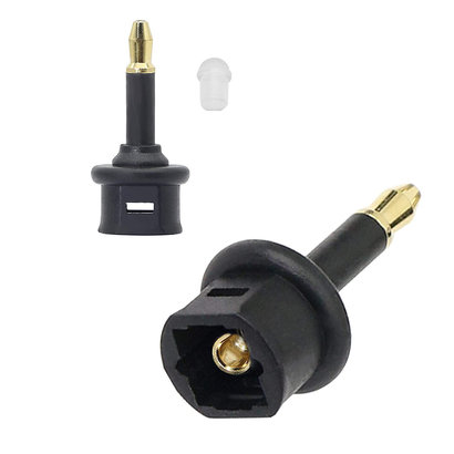 Gigacord Gigacord Digital Fiber Optic Toslink to 3.5mm Jack (Mini Toslink),Female to 3.5 mm Mini Male Optical Audio Connector Adapter