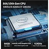 Cryo-PC Cryo-PC NUC Size 10th Gen Core-i5 8260U 16GB RAM, 500GB SSD Win 10 Pro