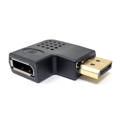 Gigacord Gigacord DisplayPort Flat Right Angled 90 Degree Adapter Male/Female 4K