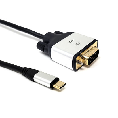 Gigacord Gigacord 3Ft Type-C USB-C to VGA Cable Male Male, Black