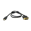 Gigacord HDMI Male to DVI-D Dual Link Male Cable, Black 3ft.