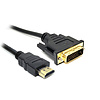 Gigacord HDMI Male to DVI-D Dual Link Male Cable, Black 3ft.