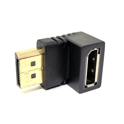 Gigacord Gigacord DisplayPort 90 Degree Up Adapter Male/Female 4K