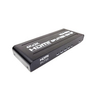 Gigacord Gigacord Aluminum 4K HDMI Powered 4-Port Splitter w/Power Adapter Supply