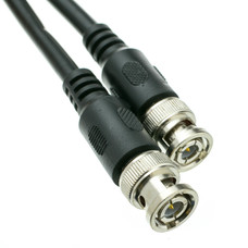 RG59 BNC Male to BNC Male Cable, Black 100ft.