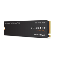 WD WD BLACK 1TB SN770 NVMe Internal Gaming SSD Solid State Drive - Gen4 PCIe, M.2 2280, Up to 5,150 MB/s - WDS100T3X0E