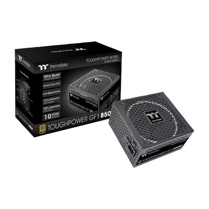 Thermaltake Thermaltake Toughpower GF1 850W 80+ Gold SLI/Crossfire Ready Ultra Quiet 140mm Hydraulic Bearing Smart Zero Fan Full Modular Power Supply 10 Year Warranty - PS-TPD-0850FNFAGU-1