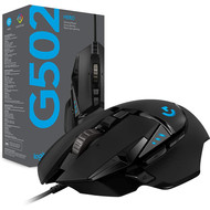 Logitech Logitech G502 Proteus Spectrum RGB Tunable Gaming Mouse, 12,000 DPI On-The-Fly DPI Shifting, Personalized Weight and Balance Tuning with (5) 3.6g Weights, 11 Programmable Buttons